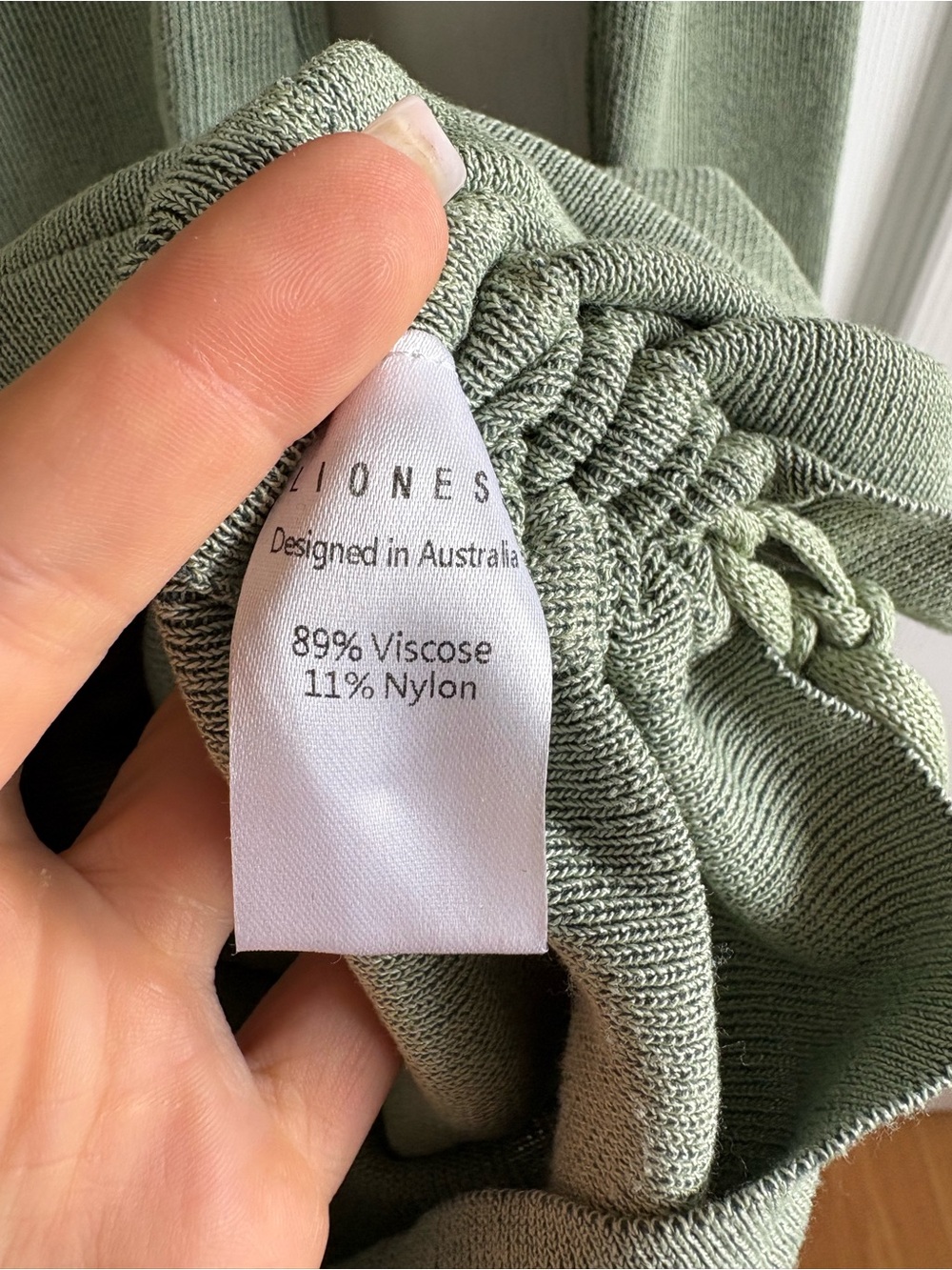 Lioness Military Minds Mini Dress Sage Green bodycon long sleeve M Love Island - Picture 6 of 9